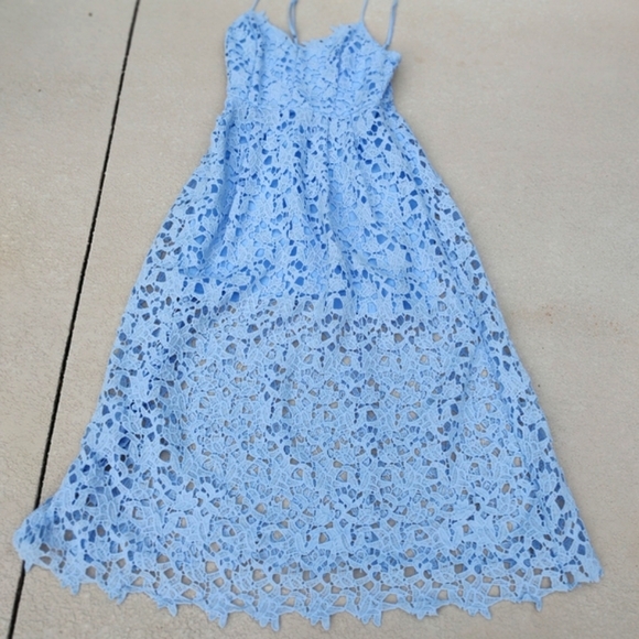 Aster the label blue cotton dress - Picture 7 of 12